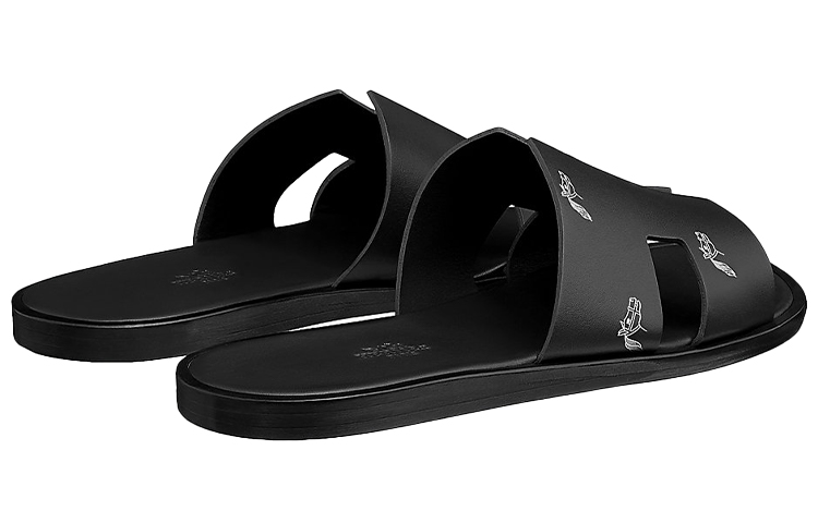 HERMES Izmir Sandal 'Black Print' 圖 4