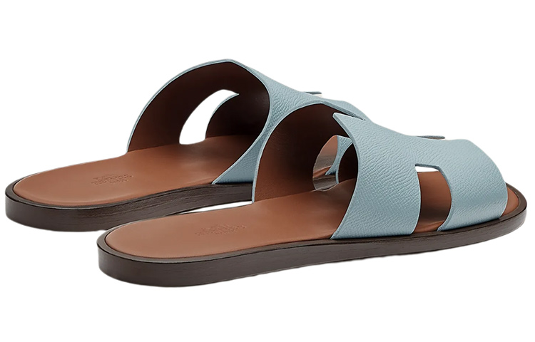 Shop エルメス イズミール サンダル 青茶 (Herumesu Izumīru Sandaru Ao Cha) H221824Z-HVG