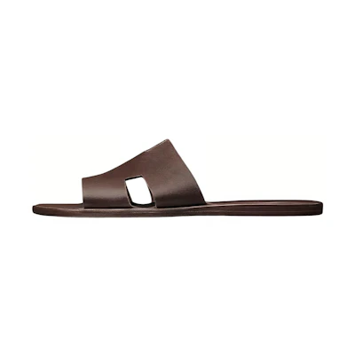 HERMES Izmir Sandal 'Brown Red'