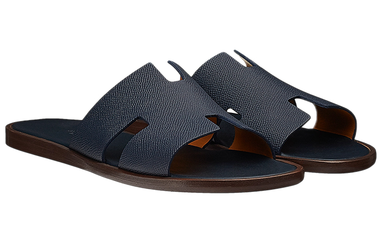 Shop Sandal HERMES Izmir 'Biru Tua' H152415Z-H1