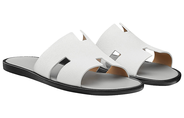 Lookbook HERMÈS Izmir Sandale ''Blanc Gris'' H152415Z-H91