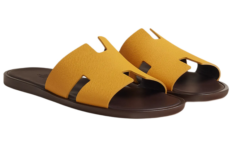 HERMES Izmir Sandal 'Yellow Brown' 圖 3
