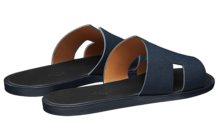 Purchase 에르메스 이즈미르 딥블루 샌들 H152415Z-HI2