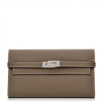 Hermes Kelly Classic Wallet Epsom Etoupe Hermes Kelly Classic Wallet Epsom Etoupe