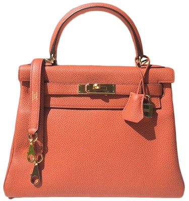 爱马仕凯莉28金扣火焰橙色 Buy 爱马仕凯莉28金扣火焰橙色