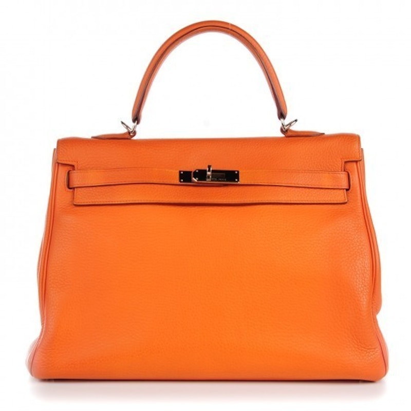 Hermes Kelly Retourne Clemence 35 Orange