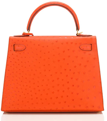 Hermes Kelly Sellier Avestruz 28 Naranja Mandarina Order Hermes Kelly Sellier Avestruz 28 Naranja Mandarina