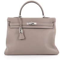 Hermes Kelly Taurillon Clemence 35 Gris Tourterelle Hermes Kelly Taurillon Clemence 35 Gris Tourterelle