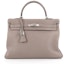 Buy Hermes Kelly Taurillon Clemence 35 Gris Tourterelle Beg deluxe