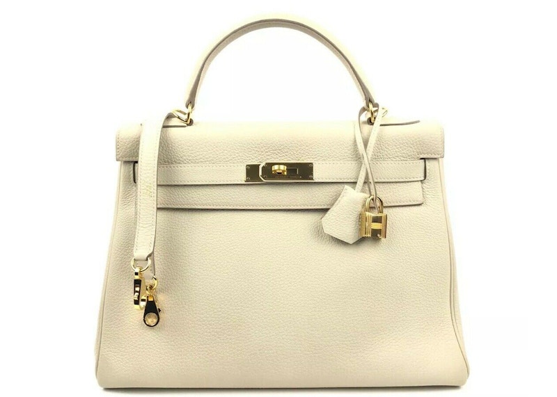 Hermes Kelly Togo Gold-tone 32 Parchemin Beige