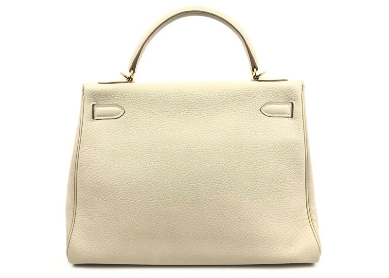 Order 愛馬仕凱莉32公分金扣駝色Togo牛皮手袋预订。