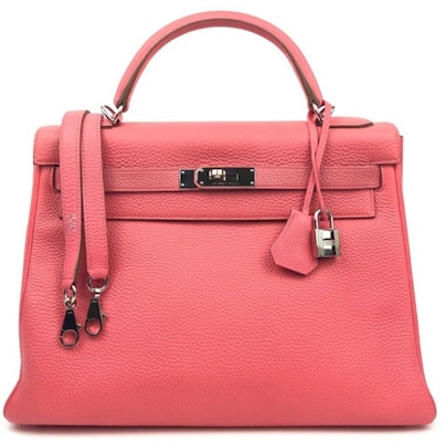 Hermes Kelly Togo Palladium-tone 32 Rose Merah Jambu Buy Hermes Kelly Togo Palladium-tone 32 Rose Merah Jambu