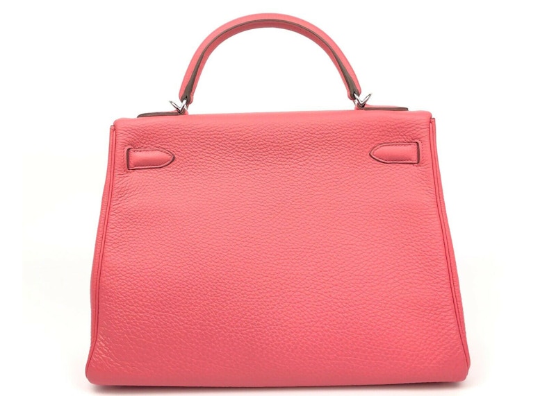 Order エルメス ケリー トゴ パラジウムトーン 32 ローズ