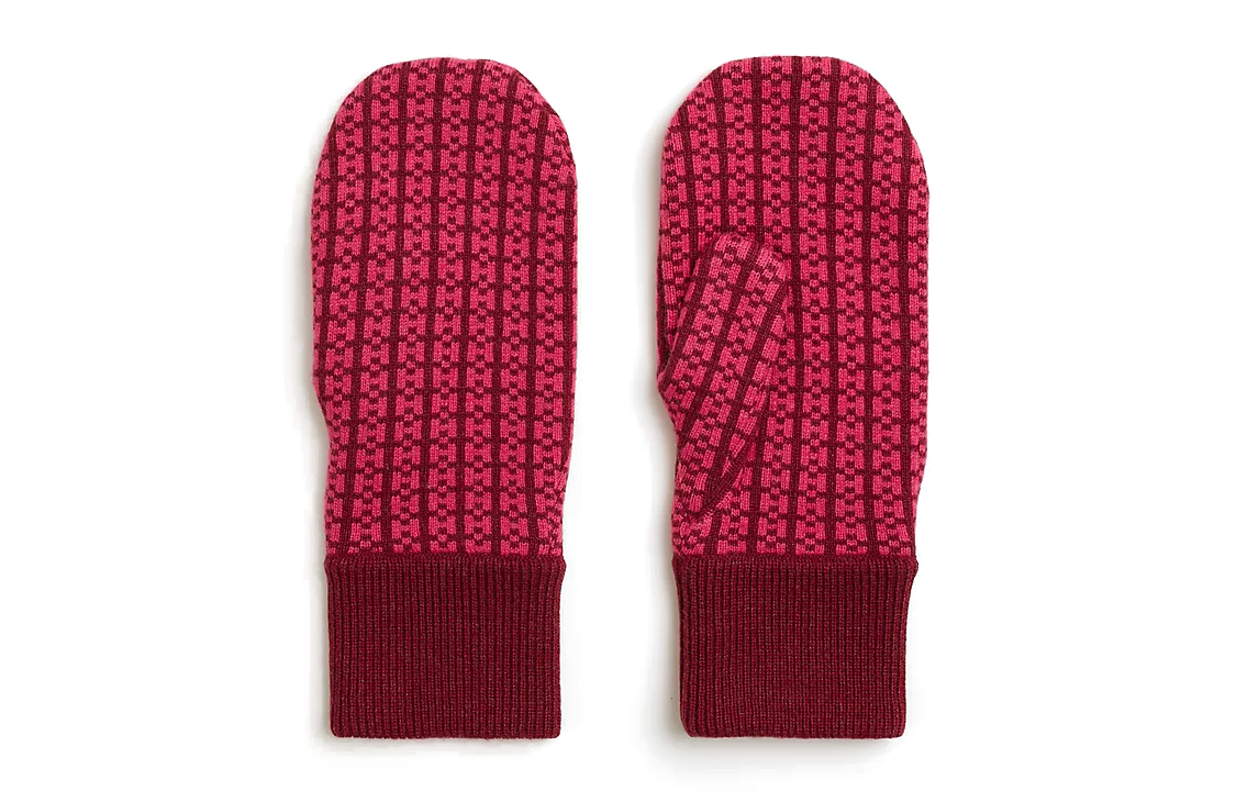 HERMES Knitted Jacquard Wool Gloves Unisex Couple Style Multi-Color H232004G 圖 3