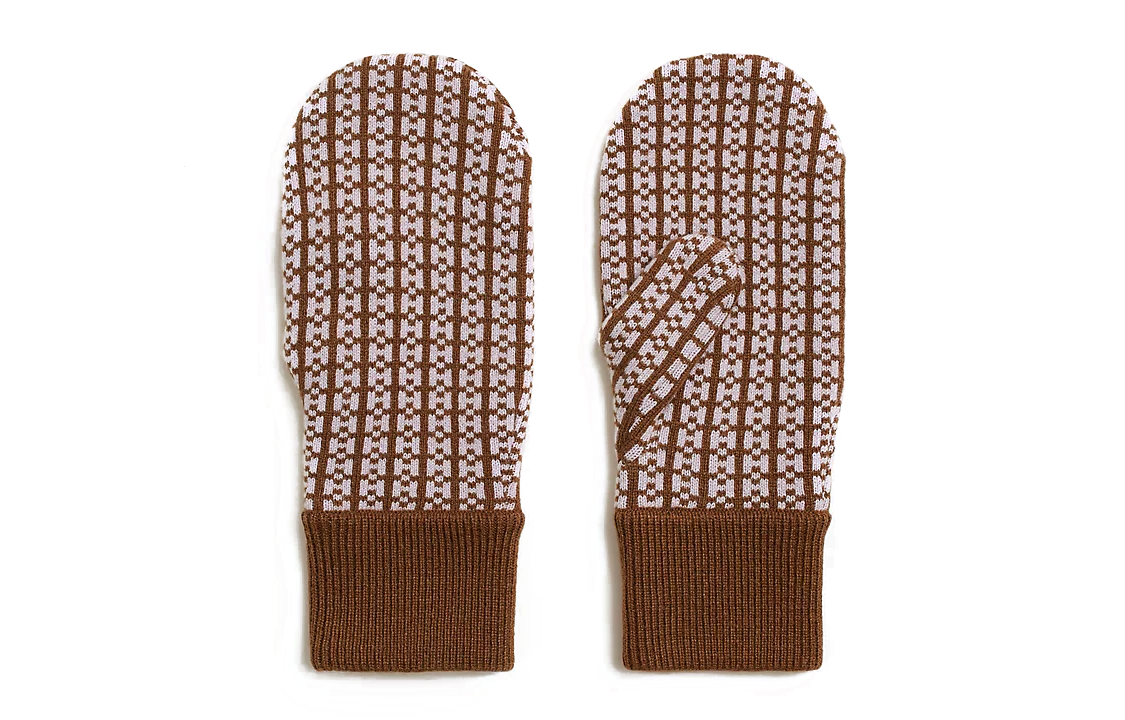 HERMES Knitted Jacquard Wool Gloves Unisex Couple Style Multi-Color H232004G 圖 4