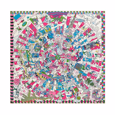 HERMES L'Epopee Cashmere Shawl Pink. H243691S-19