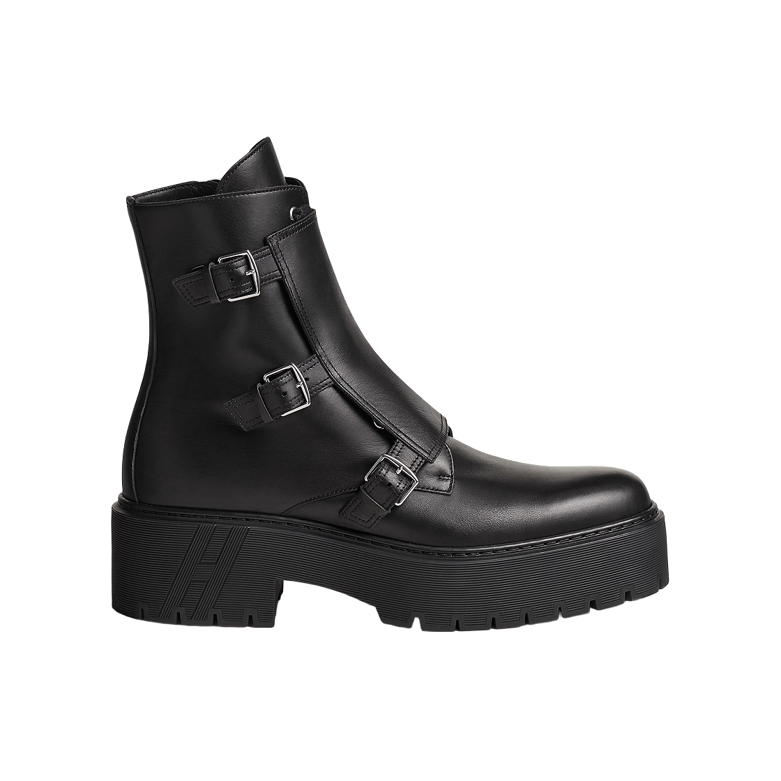 HERMES Leather Ankle Boot 'Black Comfort' H232933Z-H02