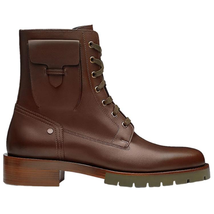 Order Bota de Cuero HERMÈS Tobillera 'Marrón Oscuro' H212941Z-HME