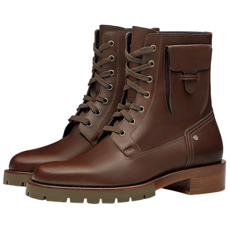 Lookbook Bota de Cuero HERMÈS Tobillera 'Marrón Oscuro' H212941Z-HME