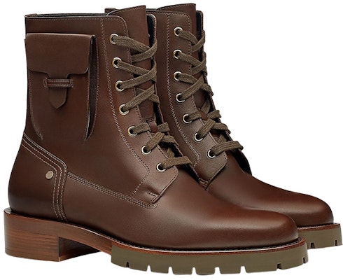 HERMES Leather Ankle Boot 'Dark Brown' H212941Z-HME Shop HERMES Leather Ankle Boot 'Dark Brown' H212941Z-HME