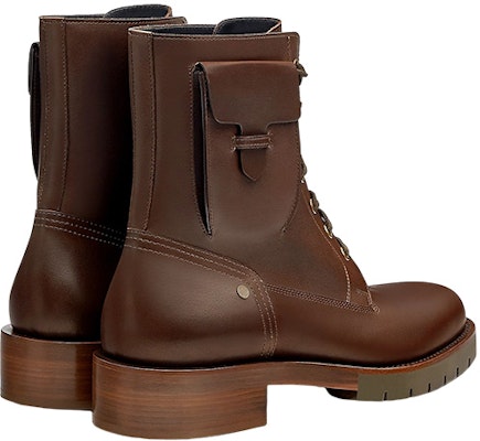 HERMES Leather Ankle Boot 'Dark Brown' H212941Z-HME Purchase HERMES Leather Ankle Boot 'Dark Brown' H212941Z-HME