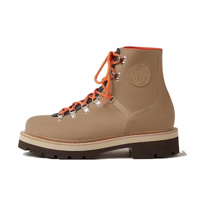 HERMES Leather Boot 'Clay Beige'
