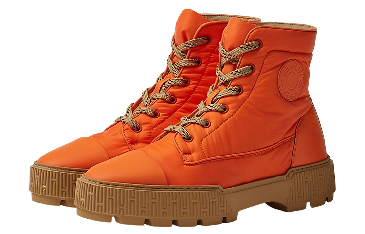 Buy Bota de Cuero HERMES 'Fashion Strap Naranja' H222960Z-HH5