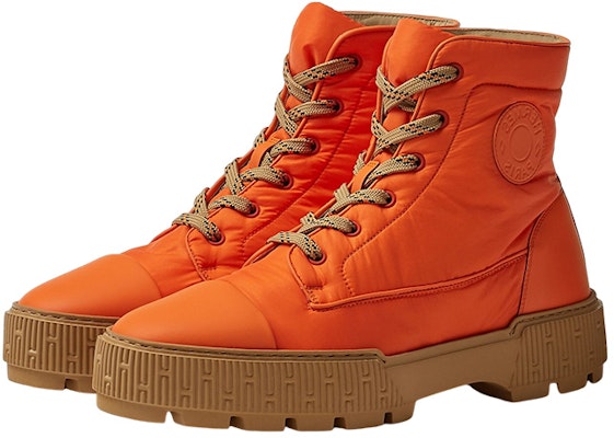 HERMES Leather Boot 'Fashion Strap Orange' H222960Z-HH5 Buy HERMES Leather Boot 'Fashion Strap Orange' H222960Z-HH5