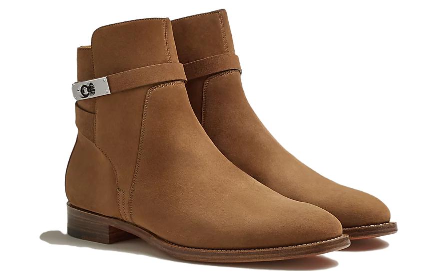 Order 爱马仕烟草棕皮革靴 H222978Z-HE5