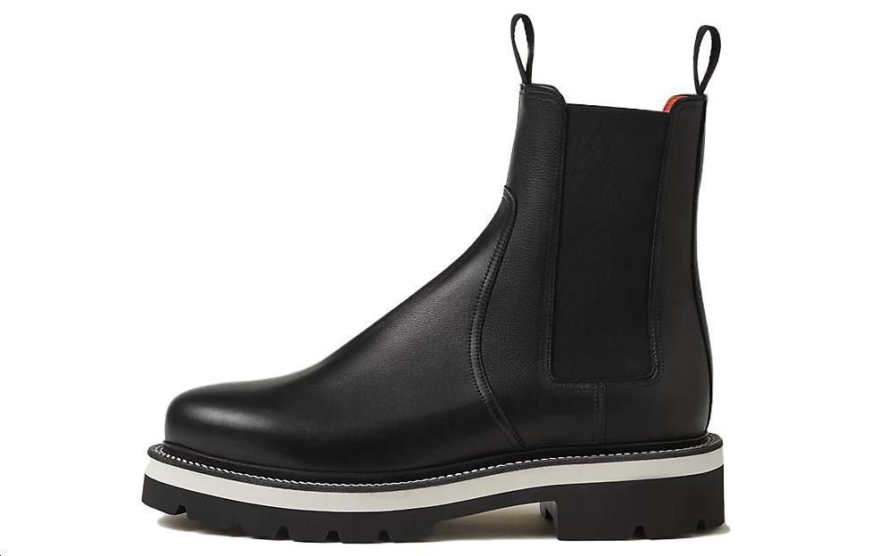 HERMES Leather Chelsea Boot 'Black Comfort Fashion' H232938Z-H01