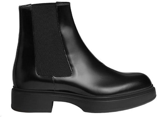 HERMES Leather Chelsea Boots 'Black' H222818Z-H01390 Order HERMES Leather Chelsea Boots 'Black' H222818Z-H01390