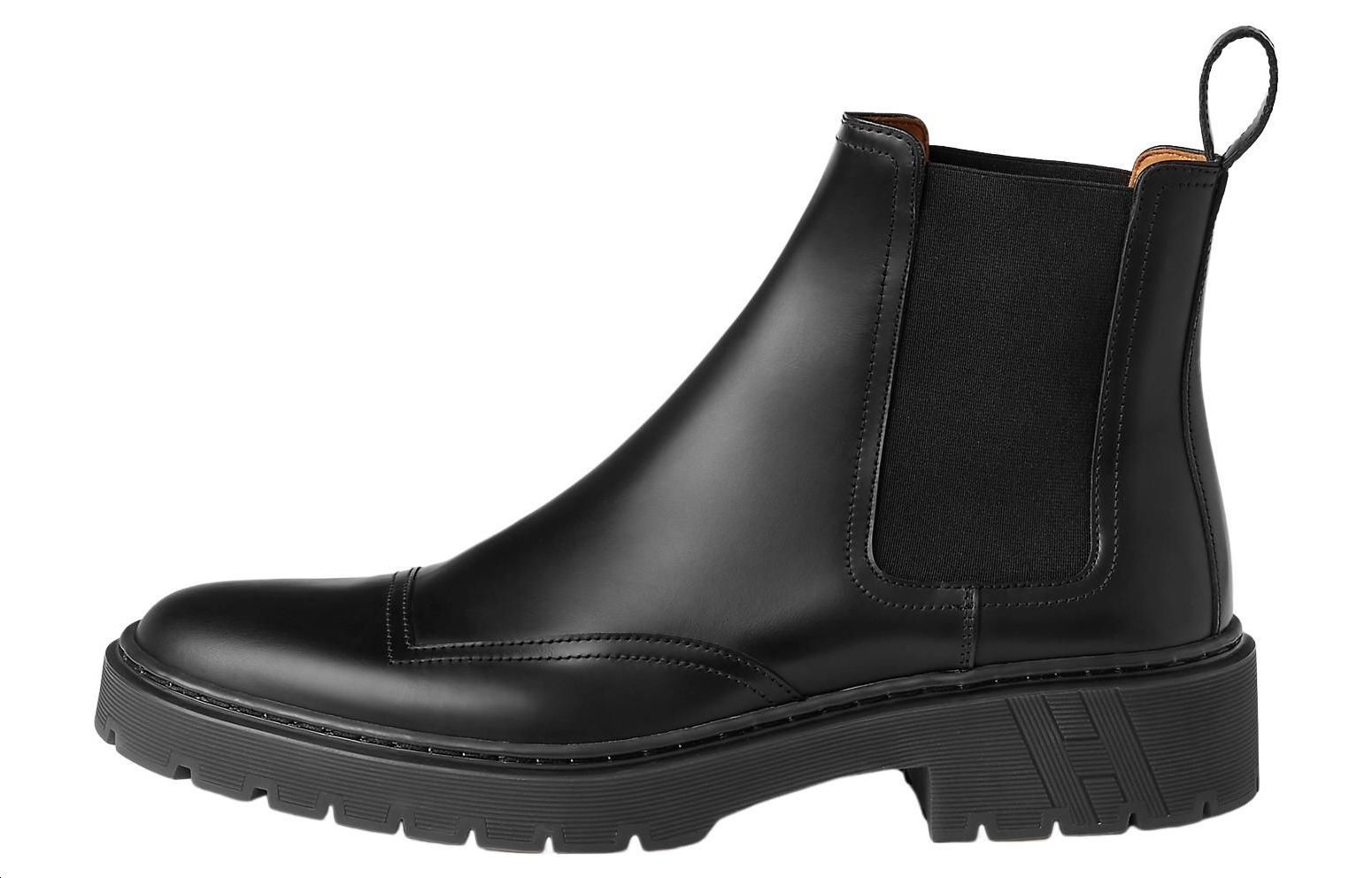 HERMES Leather Chelsea Boots 'Black' H231953Z-H02