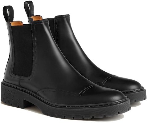Botas Chelsea de Cuero HERMÈS 'Negro' H231953Z-H02 Lookbook Botas Chelsea de Cuero HERMÈS 'Negro' H231953Z-H02