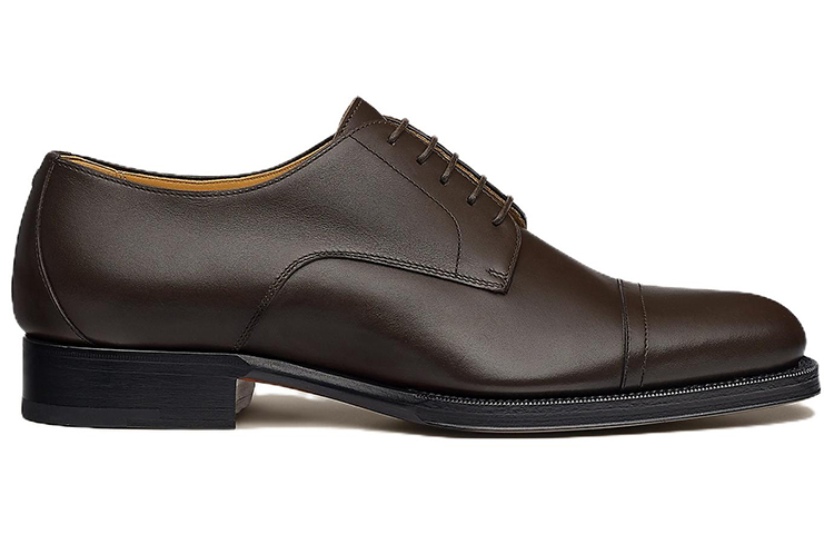 HERMES Leather Derby 'Deep Brown' 圖 2