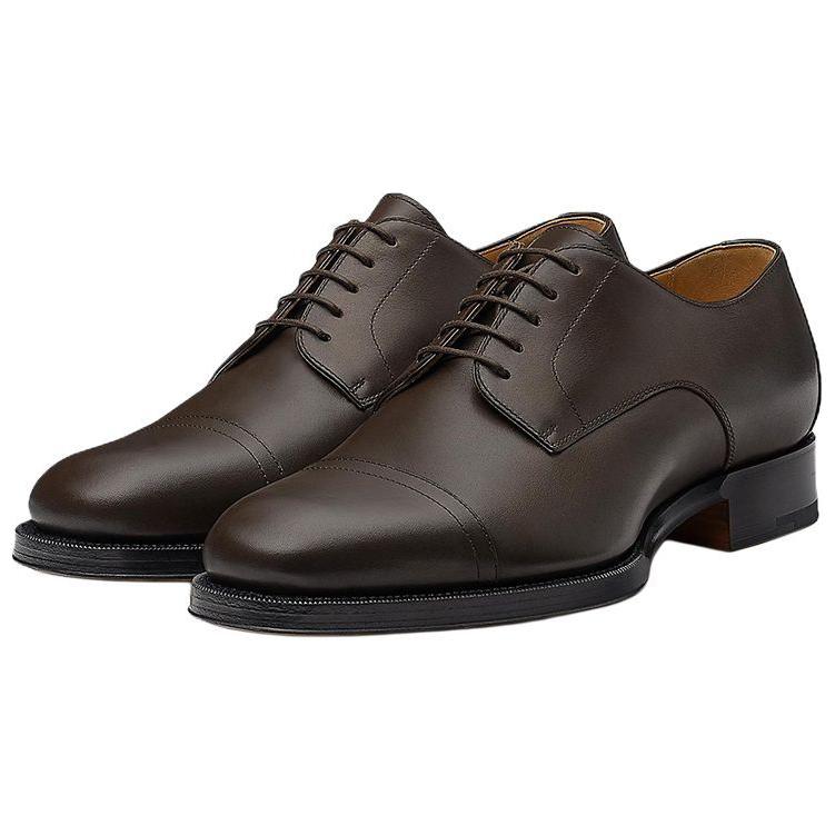 HERMES Leather Derby 'Deep Brown' 圖 3