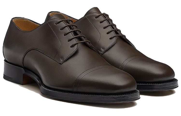 HERMES Leather Derby 'Deep Brown' 圖 4