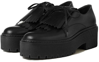 HERMES Kulit Fashion Nyaman 'Flat Kasual Hitam Wanita' H232057Z-02 Shop HERMES Kulit Fashion Nyaman 'Flat Kasual Hitam Wanita' H232057Z-02