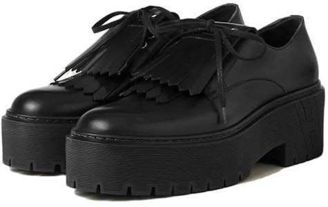 HERMES愛馬仕 皮革 時尚舒適 女士休閒單鞋 女款 黑色 Shop HERMES愛馬仕 皮革 時尚舒適 女士休閒單鞋 女款 黑色