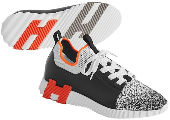 HERMES Leather Fashion Lace-Up Low Top 'Black White' H231778Z-H02 Purchase HERMES Leather Fashion Lace-Up Low Top 'Black White' H231778Z-H02