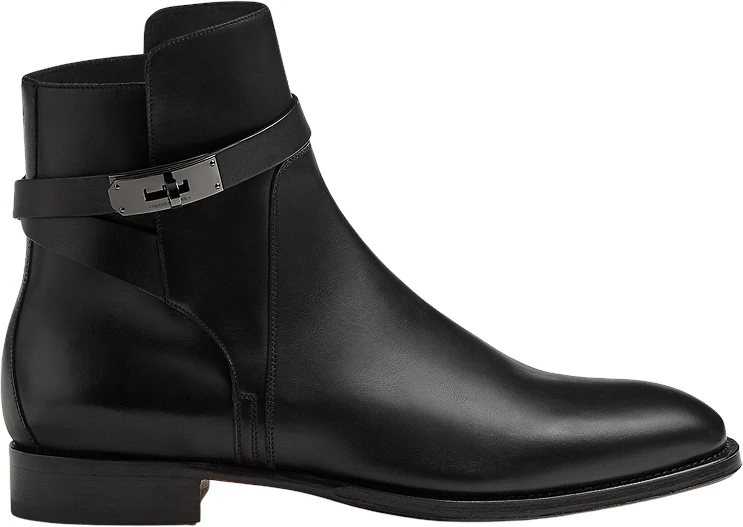 hermes-leather-fashion-slip-on-ankle-boot-black-h222979-z-h01