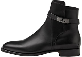 HERMES Leather Fashion Slip-On Ankle Boot 'Black' H222979Z-H01 HERMES Leather Fashion Slip-On Ankle Boot 'Black' H222979Z-H01