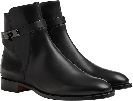 Bottines en Cuir HERMÈS Mode Slip-On ''Noir'' H222979Z-H01 Order Bottines en Cuir HERMÈS Mode Slip-On ''Noir'' H222979Z-H01