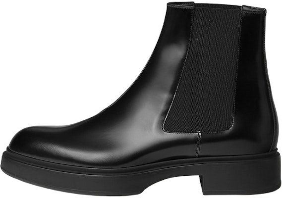 HERMES Leather Fashion Slip-On Ankle Boots 'Black' H222818Z-H01 Buy HERMES Leather Fashion Slip-On Ankle Boots 'Black' H222818Z-H01