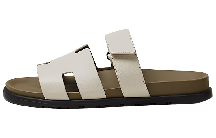 HERMES Leather Flat Sandal 'White Fashion' H222857Z-HBT