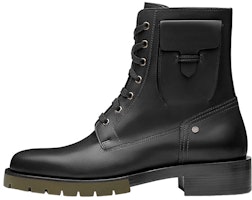 HERMES Leather Lace-Up Boot 'Black Fashion' H212941Z-H02 HERMES Leather Lace-Up Boot 'Black Fashion' H212941Z-H02