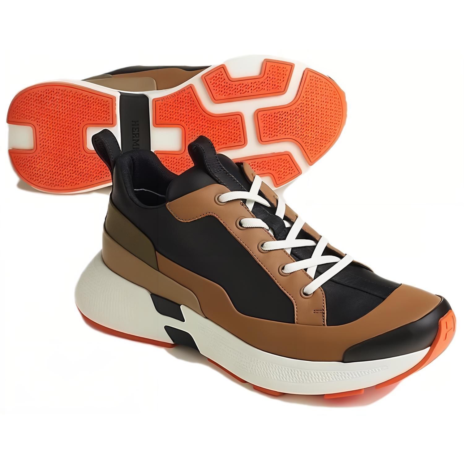 Shop 에르메스 블랙 컴포트 가죽 로우탑 H232986Z-H02