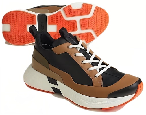 HERMES Kulit Low-Top 'Keselesaan Hitam' H232986Z-H02 Shop HERMES Kulit Low-Top 'Keselesaan Hitam' H232986Z-H02