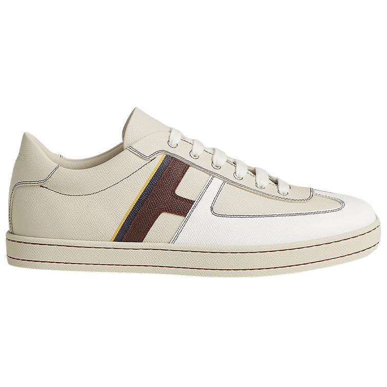 Order HERMES Leather Low-Top Lace-up 'Beige' H211861Z-HF8