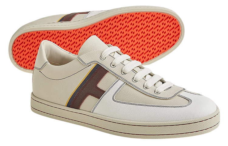Purchase HERMES Leather Low-Top Lace-up 'Beige' H211861Z-HF8