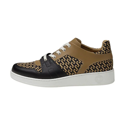 HERMES Leather Low-Top Lace-Up 'Brown Fashion'